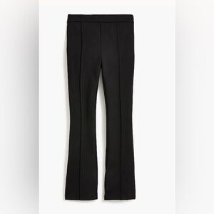 J. Crew Cropped Flare Ponte Pant - Size 6 - Black **READ DESCRIPTION**